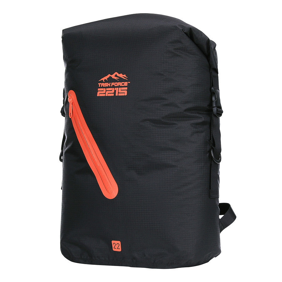 TF-2215 Beavertrail waterdichte rugtas 22 liter voorkant
