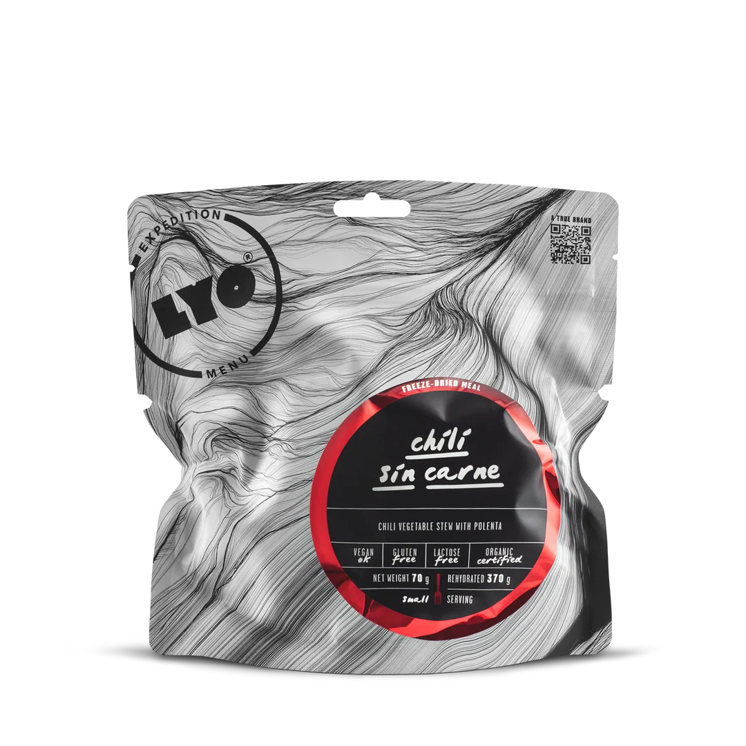 Lyofood Organic Chili sin Carne 370g
voorkant
