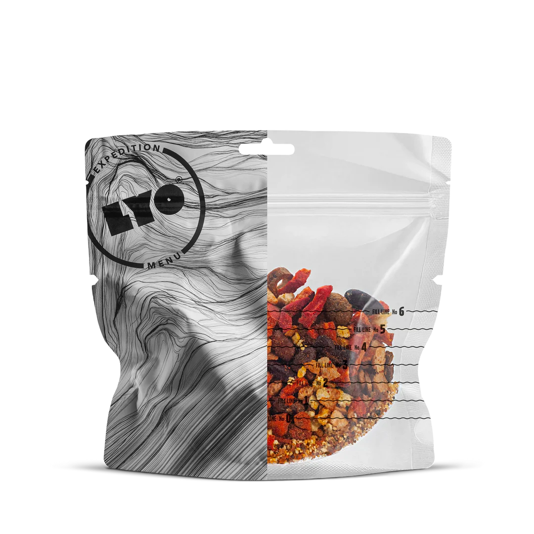 Lyofood Organic Chili sin Carne 370g
binnenkant