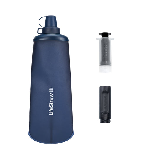 Lifestraw Peak series collapsible drinkzak met waterfilter