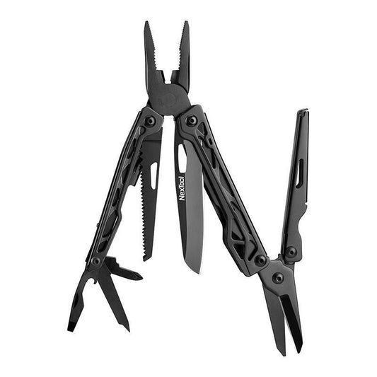 Multitool Nextool Black Knight tang zaag mes schaar schroevendraaier blikopener - Rampready