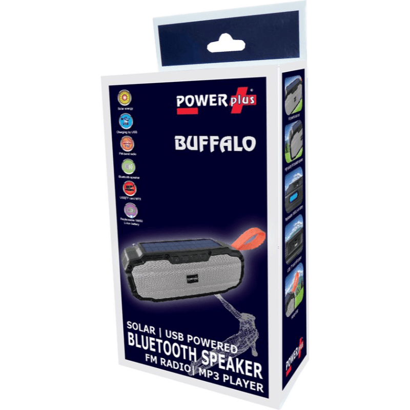 Powerplus Buffalo noodradio met zonnepaneel verpakking - Rampready