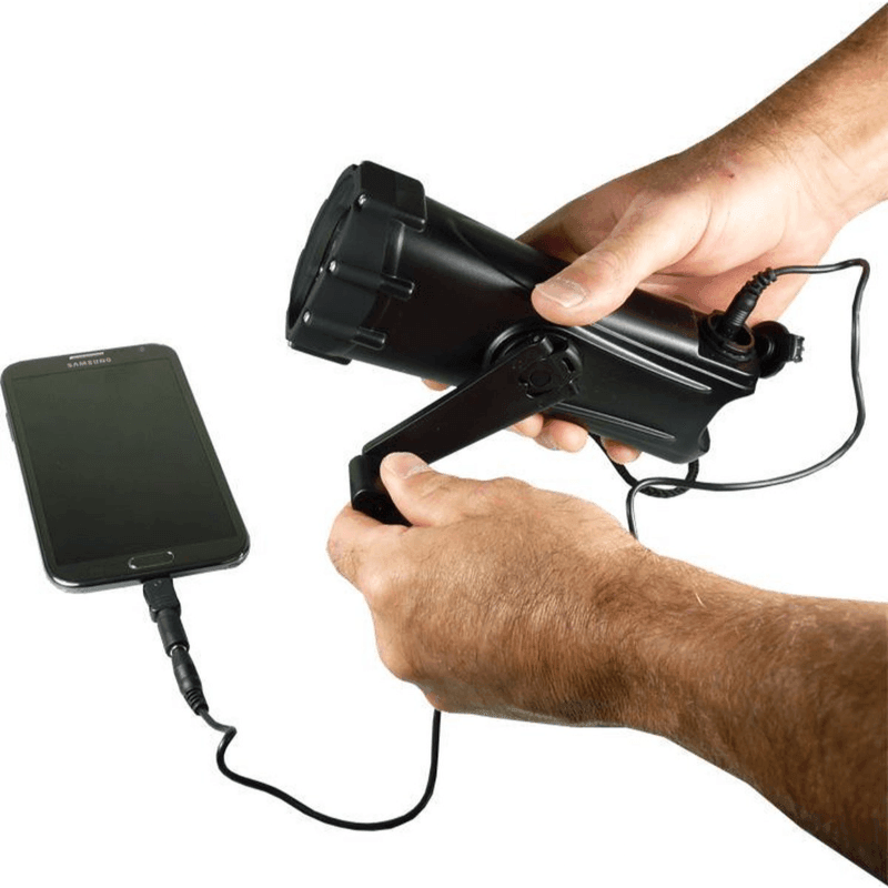 Powerplus Shark opwindbare zaklamp met dynamo - Rampready