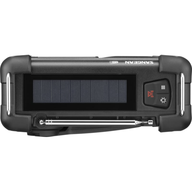 Sangean MMR-99 DAB+ noodradio met powerbank, zonnepaneel, dynamo, DAB+, FM en SOS alarm