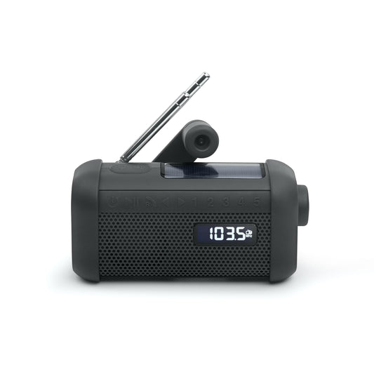 Muse MH08-MB noodradio voorkant