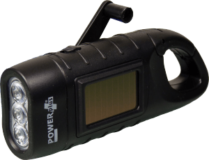 Powerplus Seahorse zaklamp met zonnepaneel en dynamo
