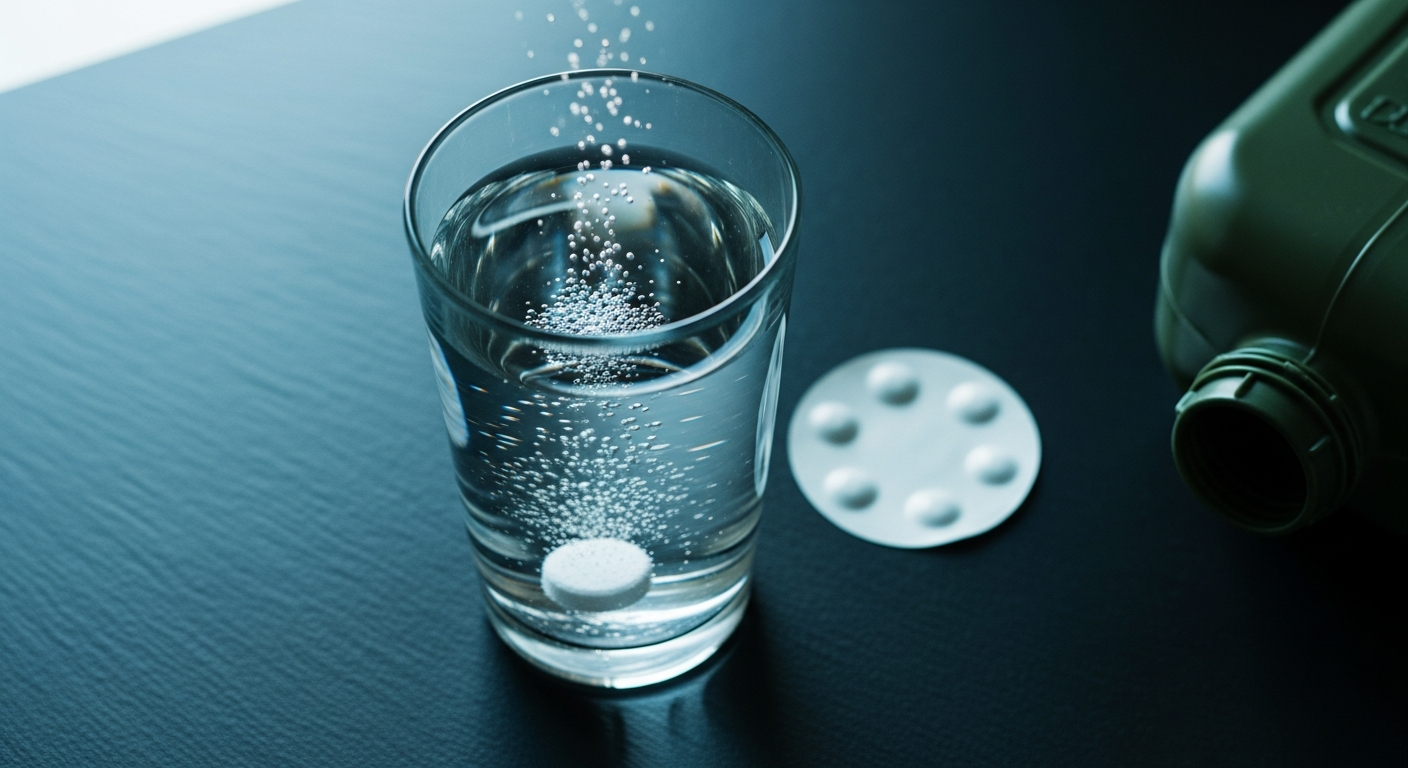 Aquatabs waterzuiveringstabletten travelpack 8,5mg 50 stuks