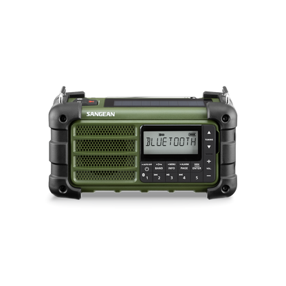 Sangean MMR-99 AM/FM Forest Green noodradio voorkant