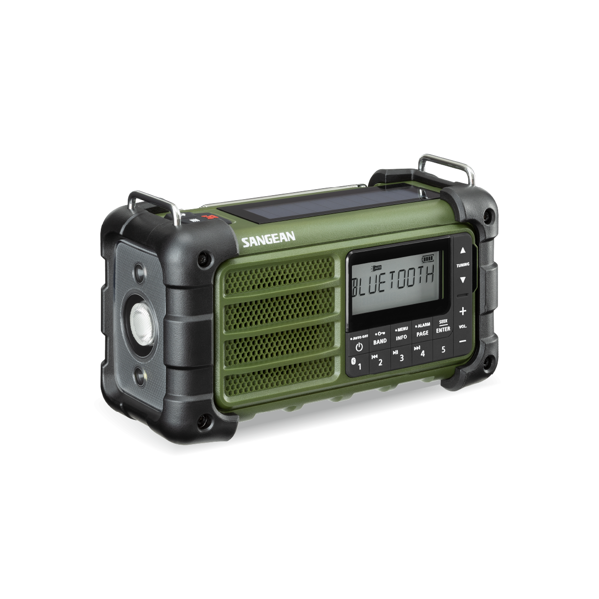Sangean MMR-99 AM/FM Forest Green noodradio zaklamp