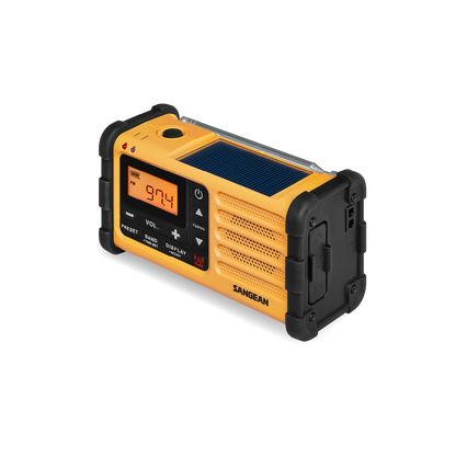 Sangean MMR-88 AM/FM noodradio zijkant