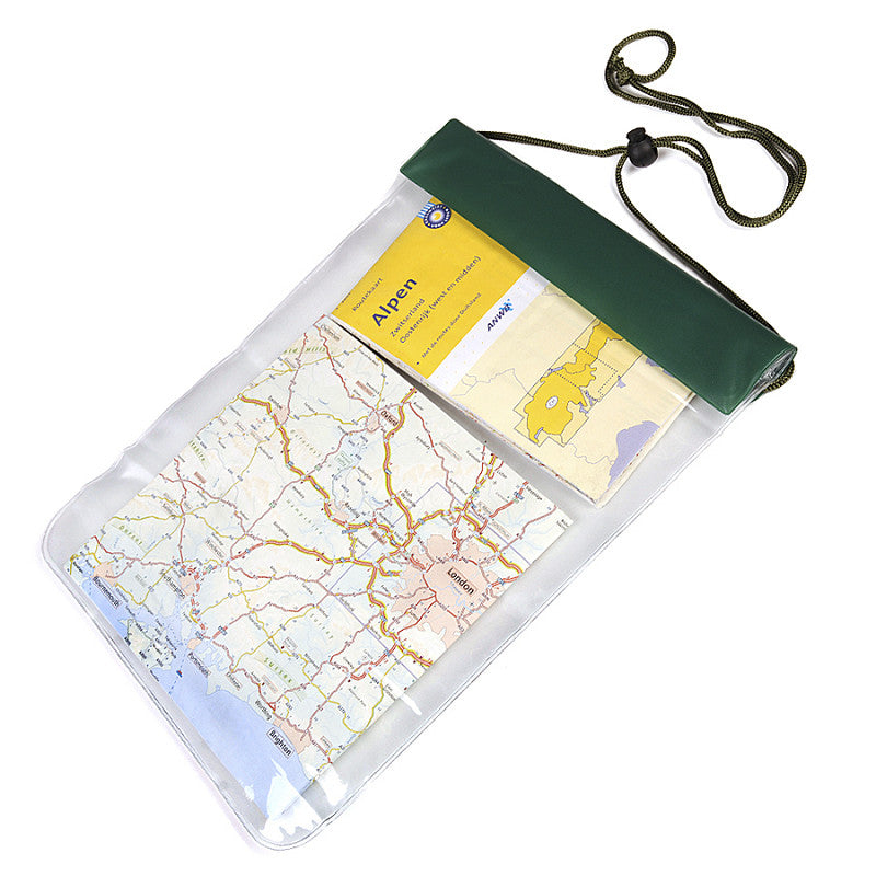 Waterdichte transparanten documentenhoes