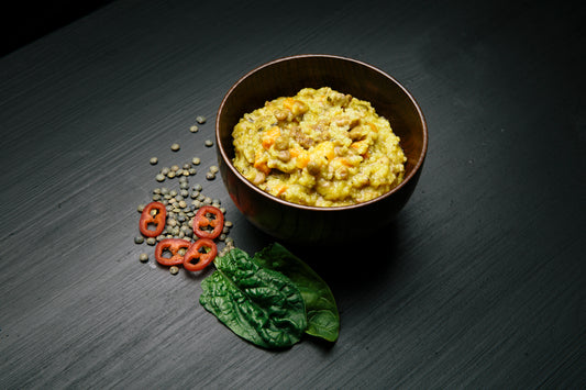 Real Turmat Couscous met Linzen en Spinazie