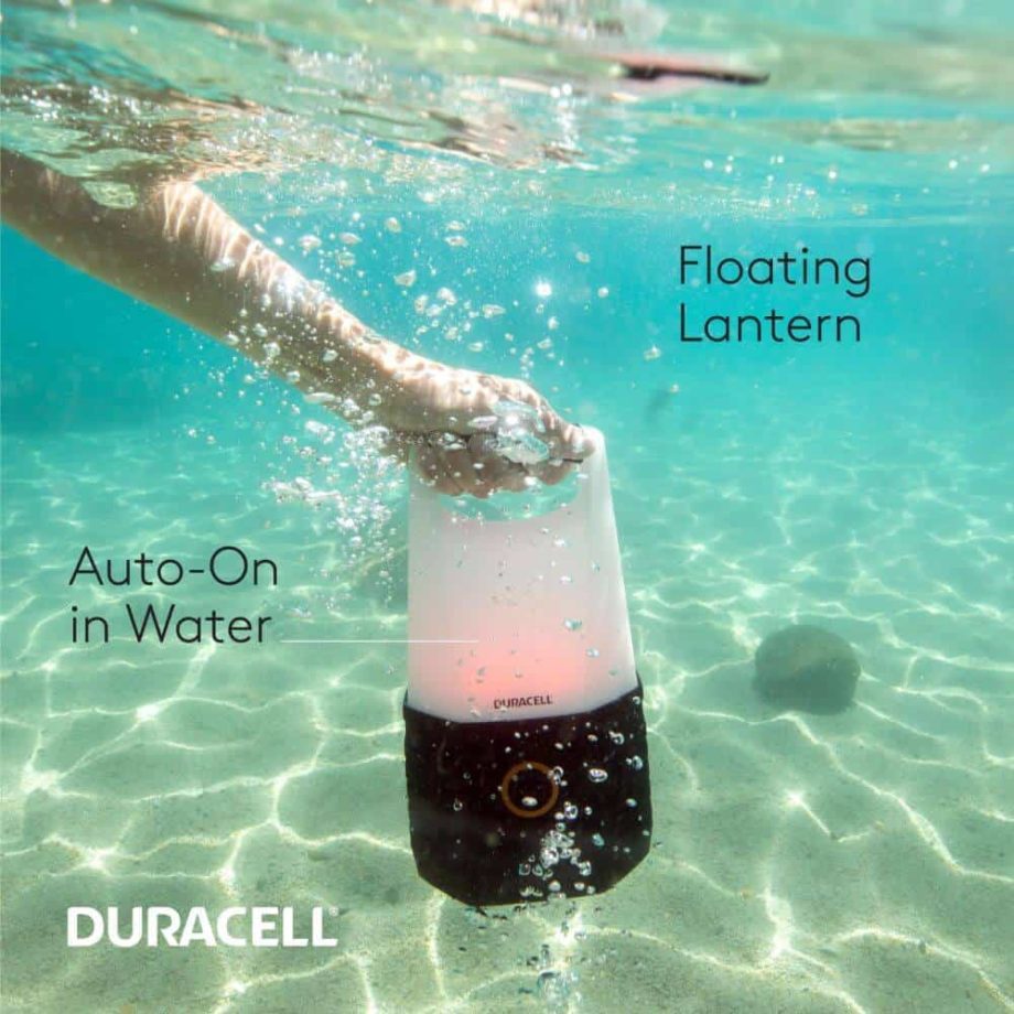 Duracell 500lumen drijvende waterdichte lamp onderwater