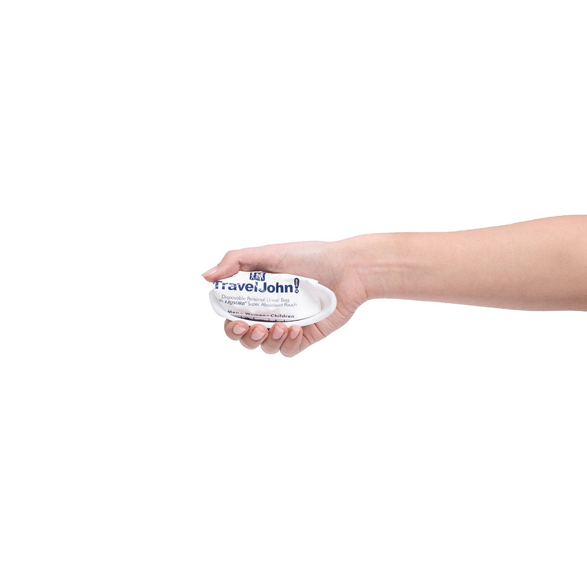 TravelJohn plazakjes 3 stuks PET inhoud 800ml  ingepakt