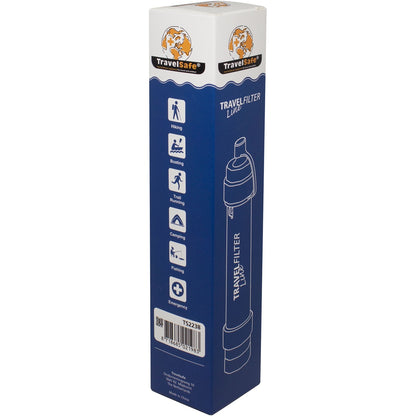 Travelline waterfilter verpakking achterkant