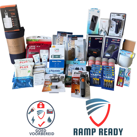 Goed_Voorbereid Noodpakket - Advanced - Verlichting van Rampready. Noodpakket op basis van Denk Vooruit richtlijn