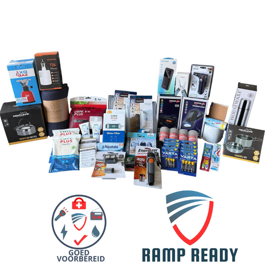 Goed Voorbereid Noodpakket - Advanced - Volledig van Rampready. Noodpakket op basis van Denk Vooruit richtlijn
