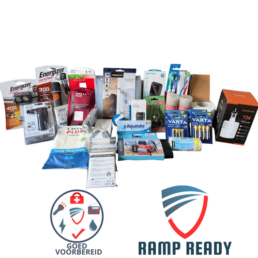 Goed_Voorbereid Noodpakket - Basic - Verlichting van Rampready. Noodpakket op basis van Denk Vooruit richtlijn