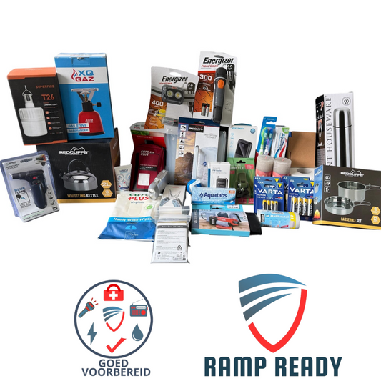 Goed_Voorbereid Noodpakket - Basic - Volledig  van Rampready. Noodpakket op basis van Denk Vooruit richtlijn