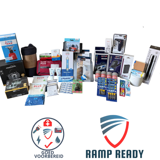 Goed Voorbereid Noodpakket - Luxury - Koken van Rampready. Noodpakket op basis van Denk Vooruit richtlijn