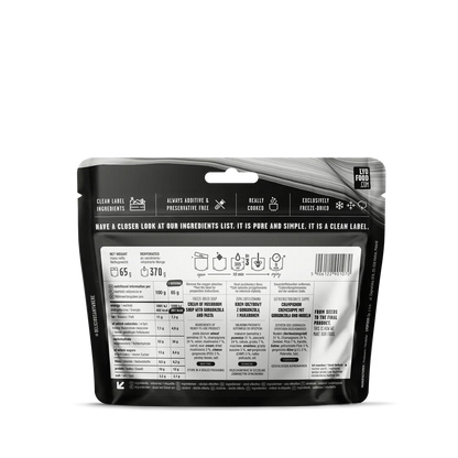 Lyofood	Creamy Mushroom Soup 370g
 achterkant