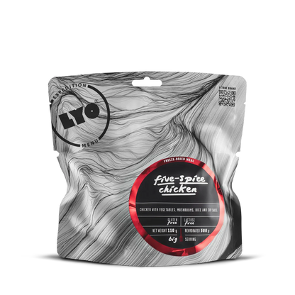 Lyofood	Five-Spice Chicken 500g
voorkant