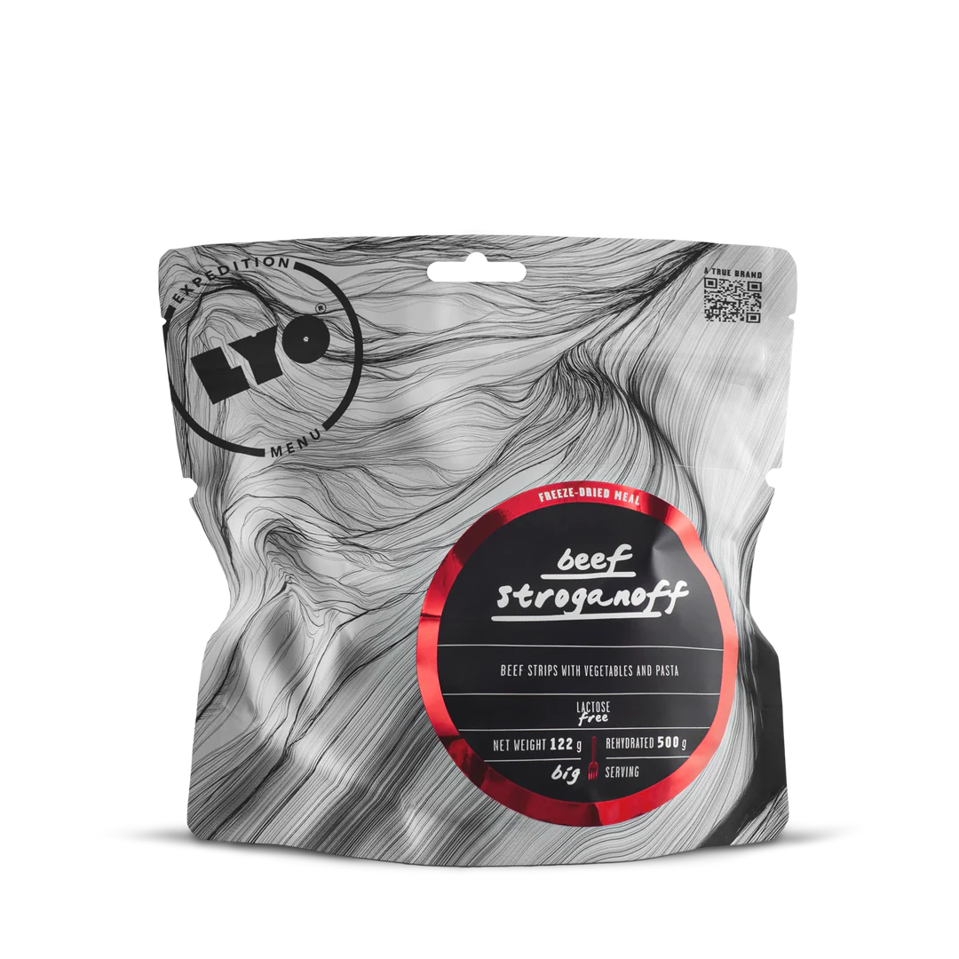 Lyofood	Beef Stroganoff 500g
voorkant