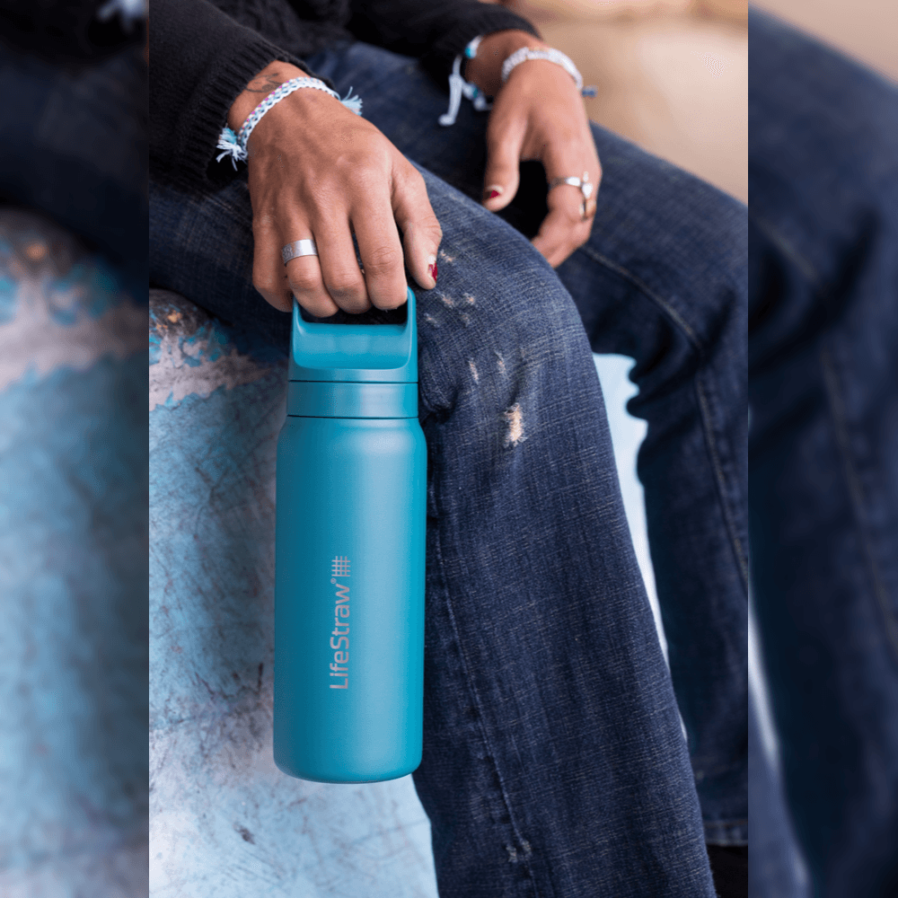 Lifestraw Go RVS drinkfles gebruik