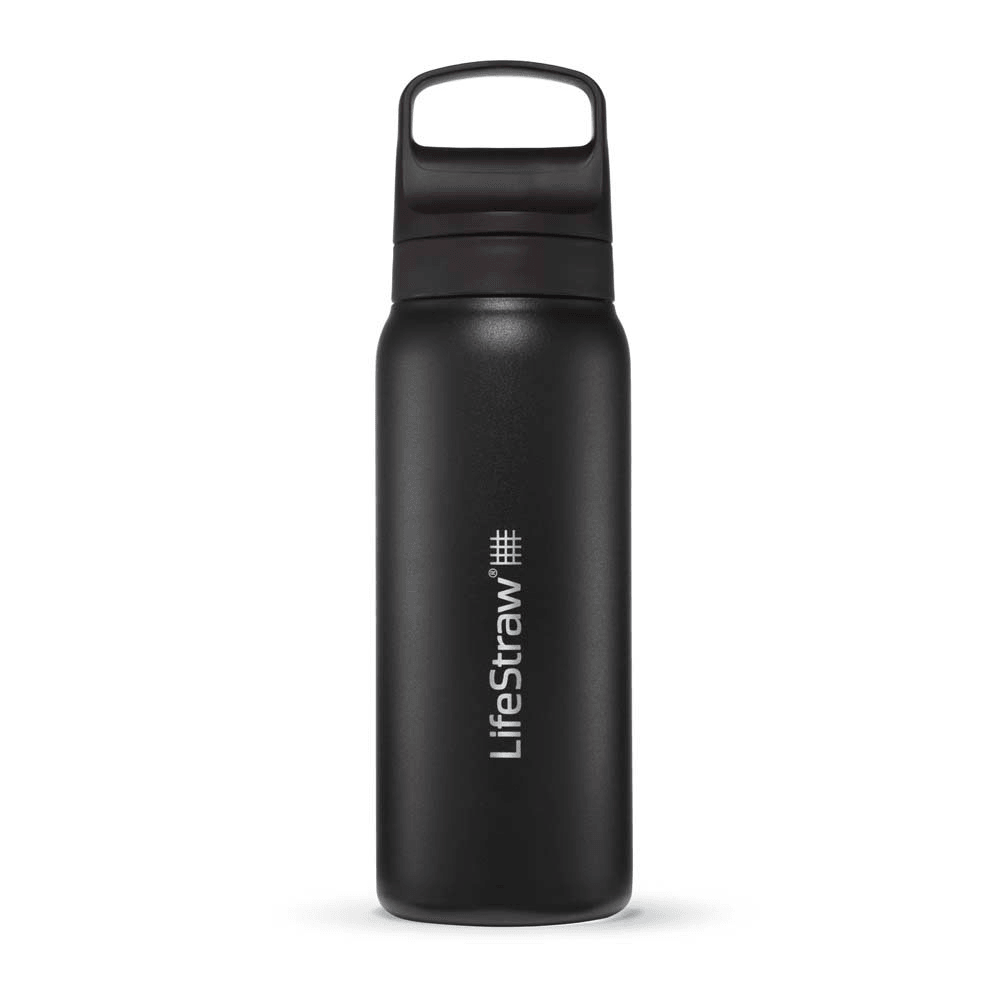 Lifestraw Go RVS drinkfles zwart