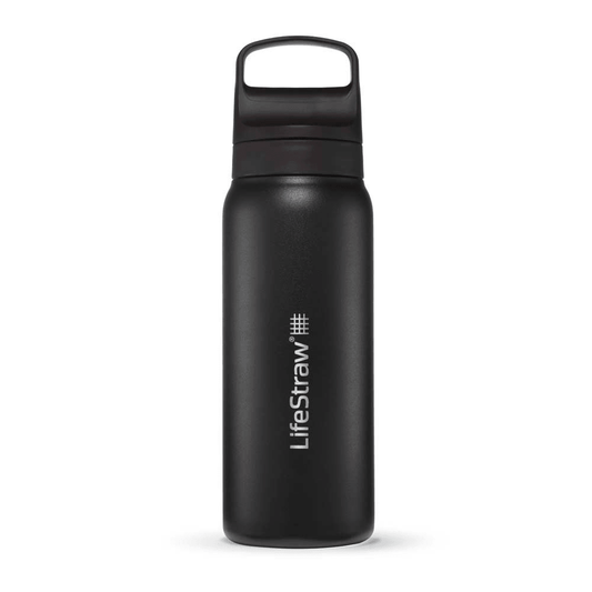 Lifestraw Go RVS drinkfles zwart