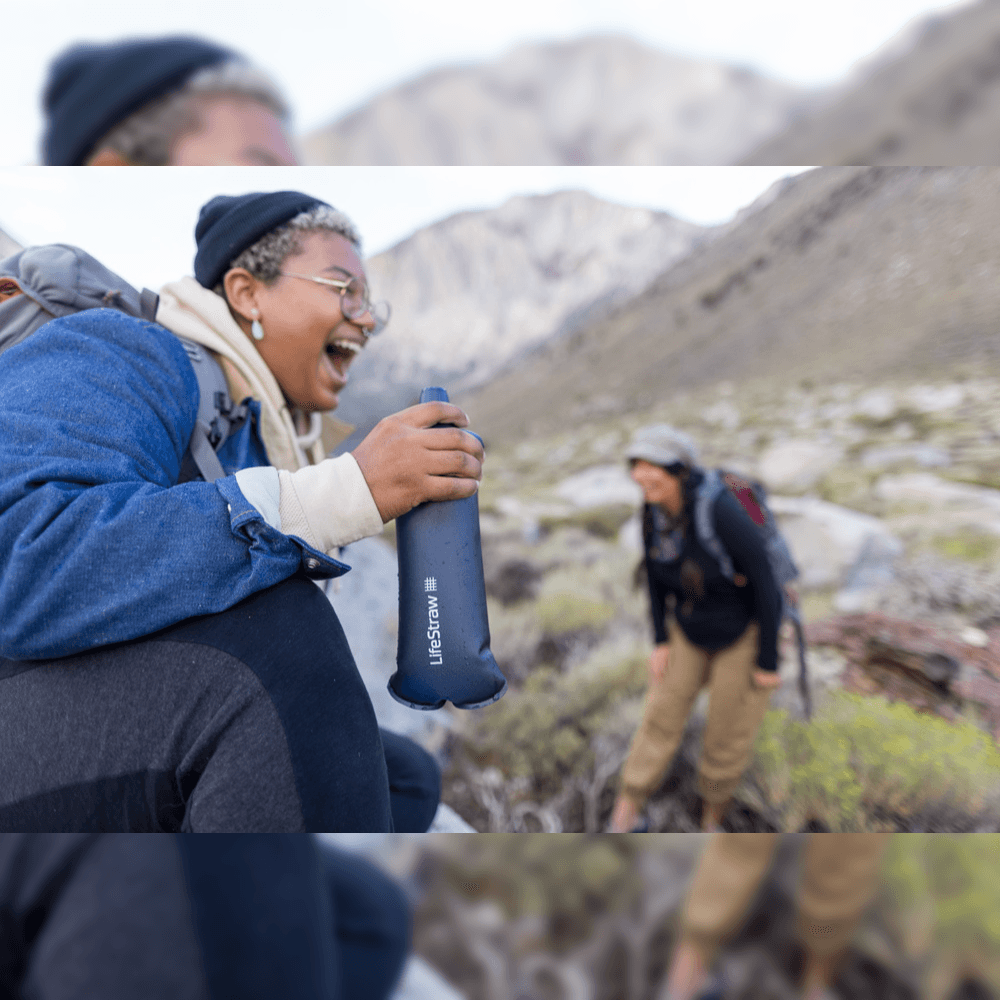 Lifestraw Peak series collapsible drinkzak met waterfilter