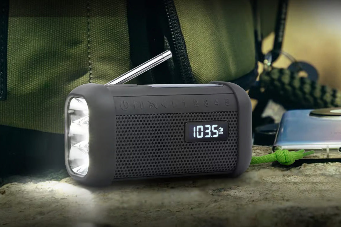 Muse MH08-MB noodradio gebruik