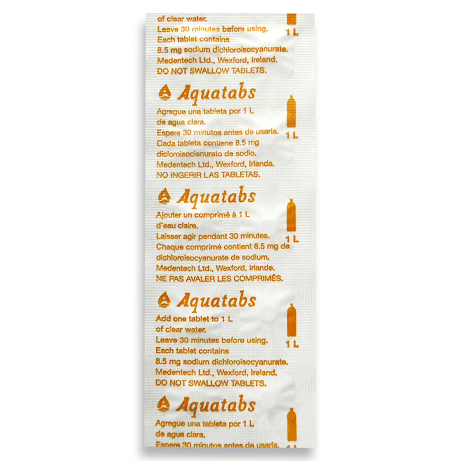 Aquatabs waterzuiveringstabletten 8,5mg