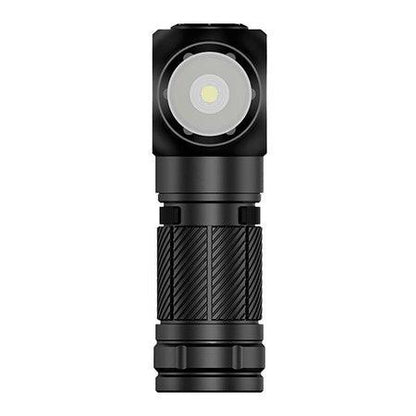 Superfire hoofdlamp en zaklamp in een