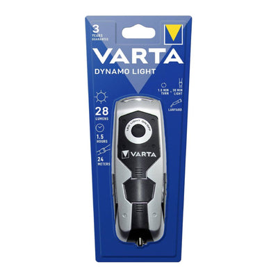 Varta dynamo zaklamp verpakking