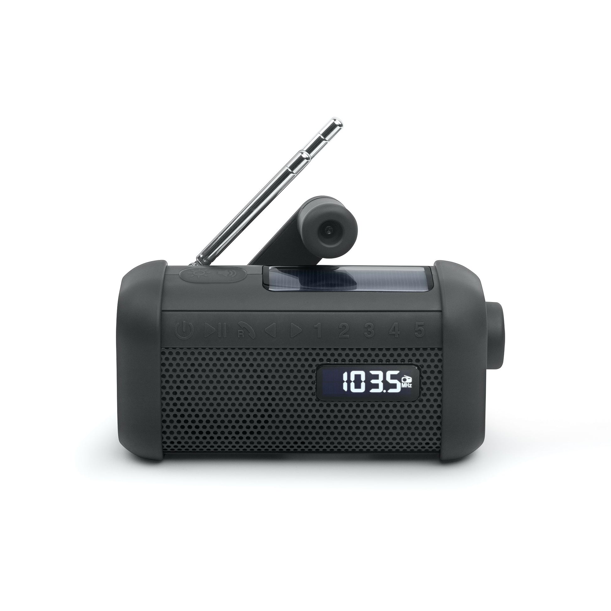 Muse MH08-MB noodradio voorkant
