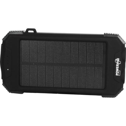 Powerplus Beluga waterdichte 10.000mah powerbank met zonnepaneel en ledlamp. zonnepaneel
