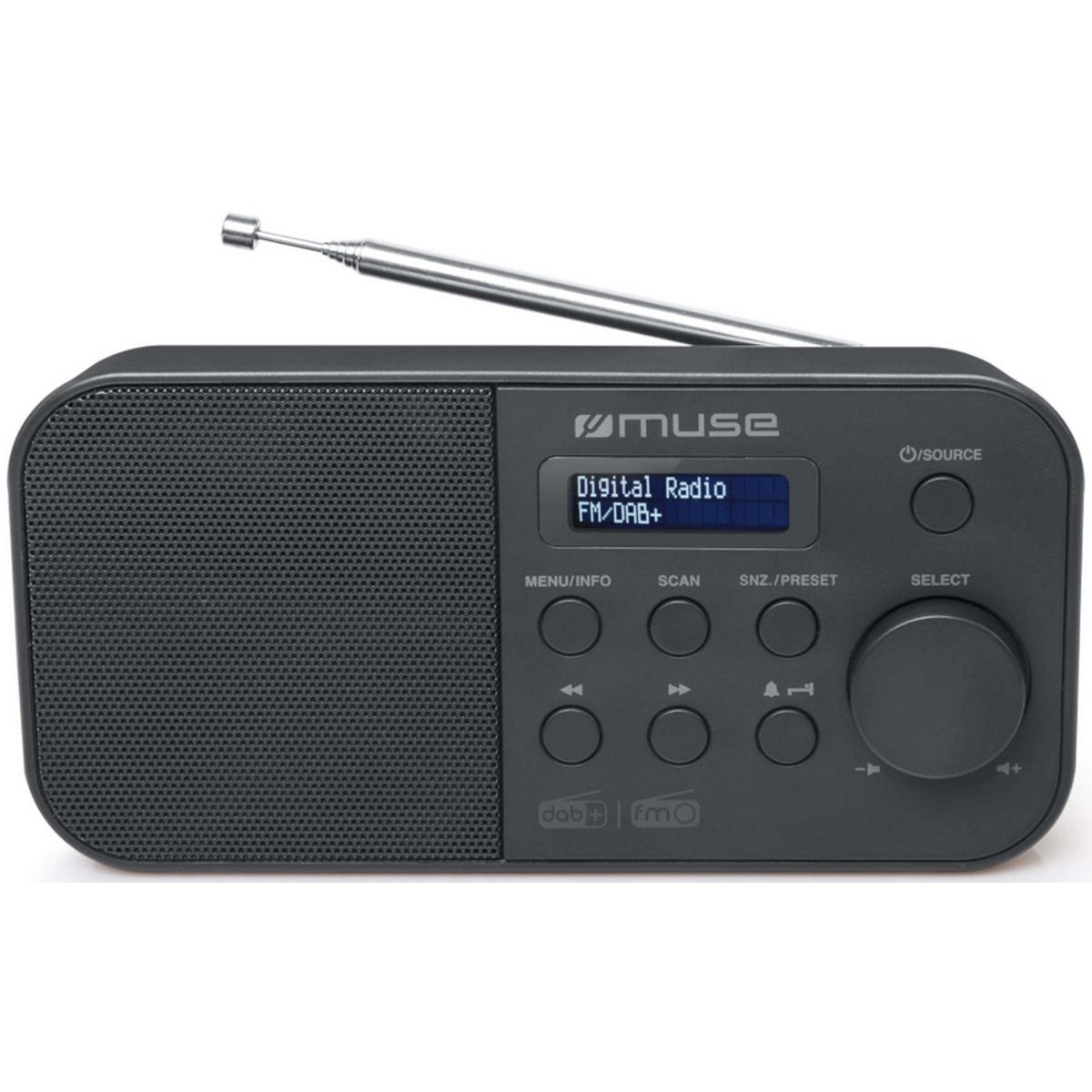 Muse M-109 DB radio voorkant