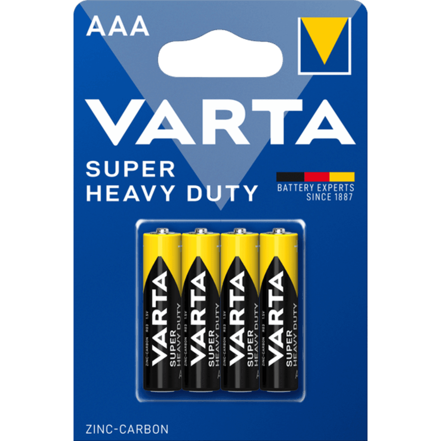 Varta AAA batterijen 4 stuks - Rampready
